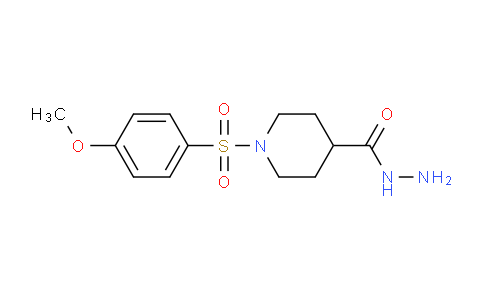 CAS No. 774575-27-8, 1-((4-Methoxyphenyl)sulfonyl)piperidine-4-carbohydrazide