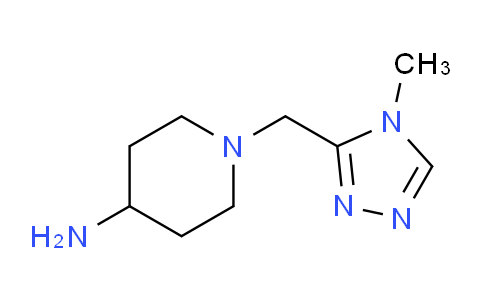 CAS No. 1508105-18-7, 1-((4-Methyl-4H-1,2,4-triazol-3-yl)methyl)piperidin-4-amine