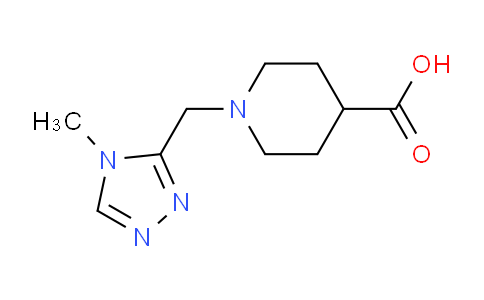 MC632302 | 1534488-43-1 | 1-((4-Methyl-4H-1,2,4-triazol-3-yl)methyl)piperidine-4-carboxylic acid