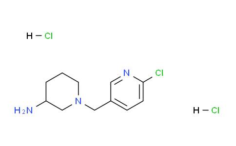 CAS No. 1185319-64-5, 1-((6-Chloropyridin-3-yl)methyl)piperidin-3-amine dihydrochloride