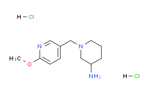 CAS No. 1185313-45-4, 1-((6-Methoxypyridin-3-yl)methyl)piperidin-3-amine dihydrochloride