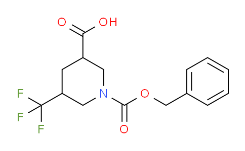 CAS No. 1822817-65-1, 1-((Benzyloxy)carbonyl)-5-(trifluoromethyl)piperidine-3-carboxylic acid
