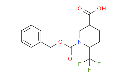 CAS No. 1269755-67-0, 1-((Benzyloxy)carbonyl)-6-(trifluoromethyl)piperidine-3-carboxylic acid
