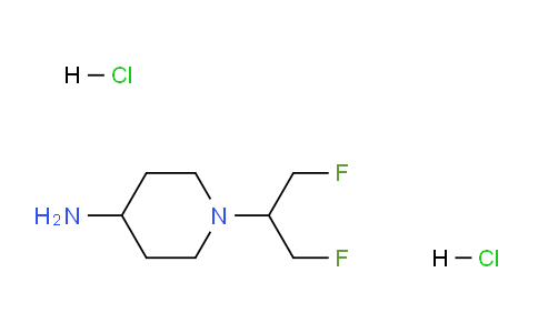 CAS No. 1956335-50-4, 1-(1,3-Difluoropropan-2-yl)piperidin-4-amine dihydrochloride