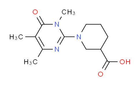 CAS No. 1708268-53-4, 1-(1,4,5-Trimethyl-6-oxo-1,6-dihydropyrimidin-2-yl)piperidine-3-carboxylic acid