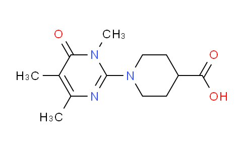 CAS No. 1708080-31-2, 1-(1,4,5-Trimethyl-6-oxo-1,6-dihydropyrimidin-2-yl)piperidine-4-carboxylic acid