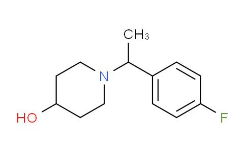 CAS No. 1146080-10-5, 1-(1-(4-Fluorophenyl)ethyl)piperidin-4-ol