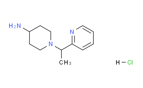 CAS No. 1185320-11-9, 1-(1-(Pyridin-2-yl)ethyl)piperidin-4-amine hydrochloride