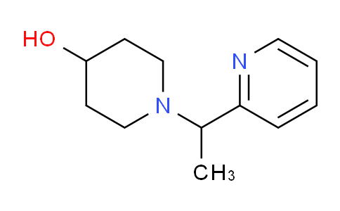 CAS No. 1289385-72-3, 1-(1-(Pyridin-2-yl)ethyl)piperidin-4-ol