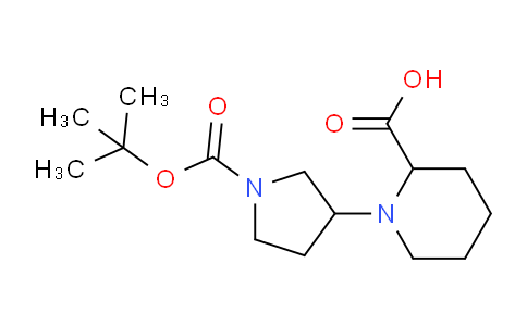 CAS No. 1219434-20-4, 1-(1-(tert-Butoxycarbonyl)pyrrolidin-3-yl)piperidine-2-carboxylic acid