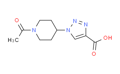 CAS No. 1707563-16-3, 1-(1-Acetylpiperidin-4-yl)-1H-1,2,3-triazole-4-carboxylic acid