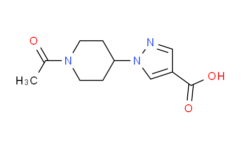 CAS No. 1365988-19-7, 1-(1-Acetylpiperidin-4-yl)-1H-pyrazole-4-carboxylic acid