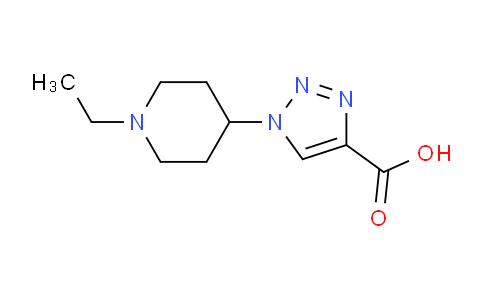 CAS No. 1707394-33-9, 1-(1-Ethylpiperidin-4-yl)-1H-1,2,3-triazole-4-carboxylic acid