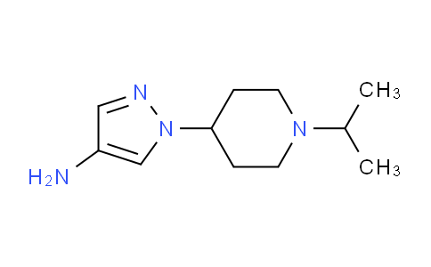 CAS No. 1190380-65-4, 1-(1-Isopropylpiperidin-4-yl)-1H-pyrazol-4-amine