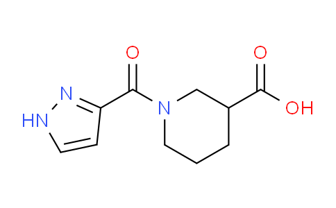 CAS No. 1152866-96-0, 1-(1H-Pyrazole-3-carbonyl)piperidine-3-carboxylic acid
