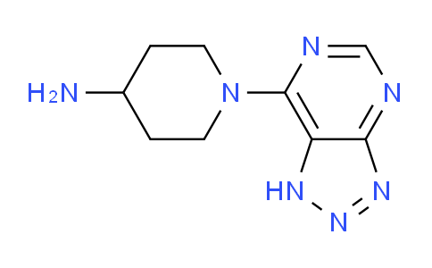CAS No. 1707399-90-3, 1-(1H-[1,2,3]Triazolo[4,5-d]pyrimidin-7-yl)piperidin-4-amine