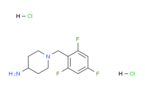 CAS No. 1286275-19-1, 1-(2,4,6-Trifluorobenzyl)piperidin-4-amine dihydrochloride