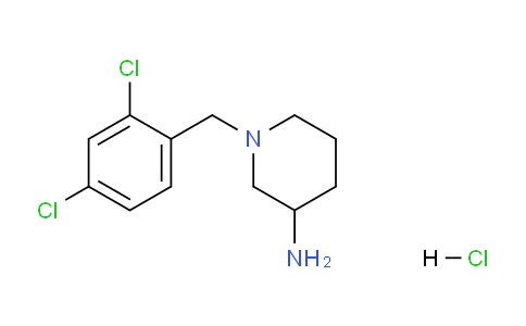 CAS No. 1289387-60-5, 1-(2,4-Dichlorobenzyl)piperidin-3-amine hydrochloride