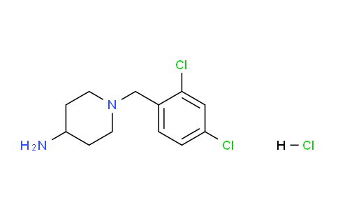 CAS No. 1279219-42-9, 1-(2,4-Dichlorobenzyl)piperidin-4-amine hydrochloride