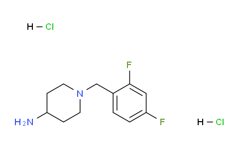 CAS No. 1286274-01-8, 1-(2,4-Difluorobenzyl)piperidin-4-amine dihydrochloride