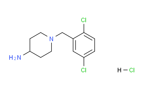 CAS No. 1261234-89-2, 1-(2,5-Dichlorobenzyl)piperidin-4-amine hydrochloride