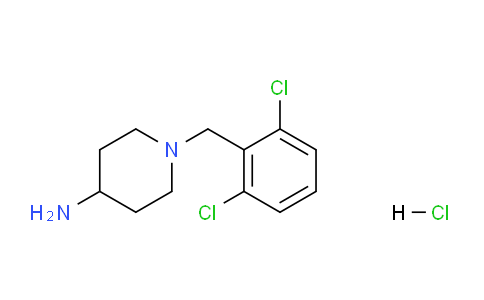 CAS No. 1261229-68-8, 1-(2,6-Dichlorobenzyl)piperidin-4-amine hydrochloride