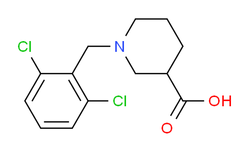 CAS No. 896051-74-4, 1-(2,6-Dichlorobenzyl)piperidine-3-carboxylic acid