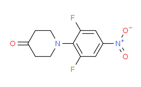 CAS No. 565459-90-7, 1-(2,6-Difluoro-4-nitrophenyl)piperidin-4-one