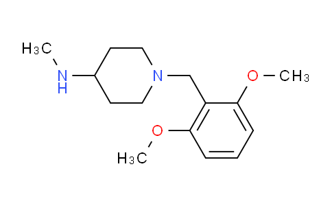 CAS No. 397245-00-0, 1-(2,6-Dimethoxybenzyl)-N-methylpiperidin-4-amine