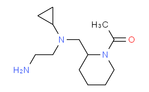 CAS No. 1353964-44-9, 1-(2-(((2-Aminoethyl)(cyclopropyl)amino)methyl)piperidin-1-yl)ethanone