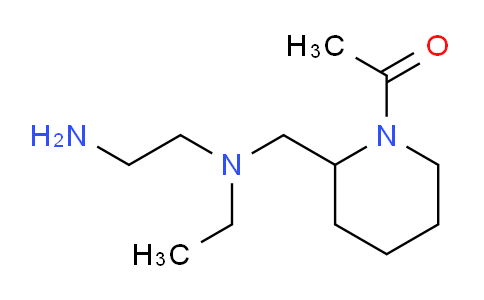 CAS No. 1353964-39-2, 1-(2-(((2-Aminoethyl)(ethyl)amino)methyl)piperidin-1-yl)ethanone