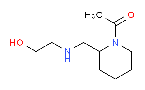 CAS No. 1353947-67-7, 1-(2-(((2-Hydroxyethyl)amino)methyl)piperidin-1-yl)ethanone
