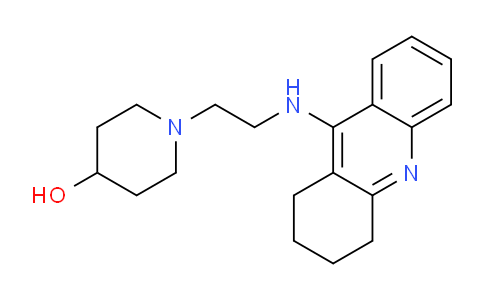 CAS No. 1376613-69-2, 1-(2-((1,2,3,4-Tetrahydroacridin-9-yl)amino)ethyl)piperidin-4-ol