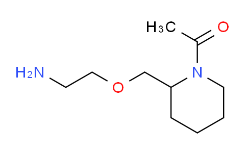 CAS No. 1353952-23-4, 1-(2-((2-Aminoethoxy)methyl)piperidin-1-yl)ethanone