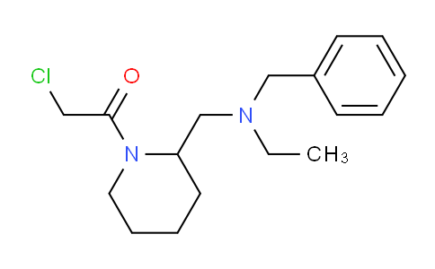 CAS No. 1353963-50-4, 1-(2-((Benzyl(ethyl)amino)methyl)piperidin-1-yl)-2-chloroethanone