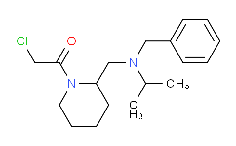 CAS No. 1353944-58-7, 1-(2-((Benzyl(isopropyl)amino)methyl)piperidin-1-yl)-2-chloroethanone