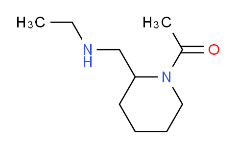 CAS No. 1353981-62-0, 1-(2-((Ethylamino)methyl)piperidin-1-yl)ethanone