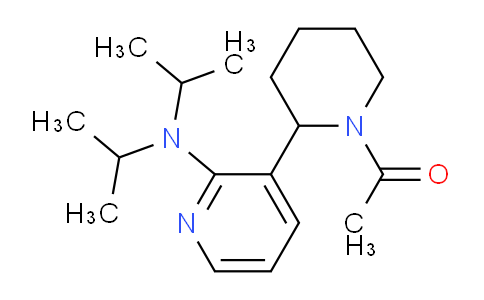 CAS No. 1352527-14-0, 1-(2-(2-(Diisopropylamino)pyridin-3-yl)piperidin-1-yl)ethanone
