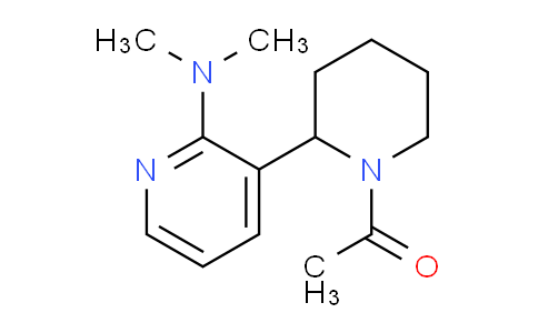 CAS No. 1352500-71-0, 1-(2-(2-(Dimethylamino)pyridin-3-yl)piperidin-1-yl)ethanone