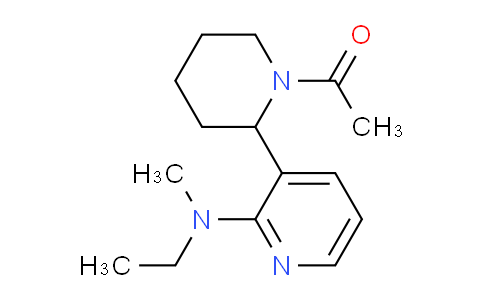 CAS No. 1352500-76-5, 1-(2-(2-(Ethyl(methyl)amino)pyridin-3-yl)piperidin-1-yl)ethanone
