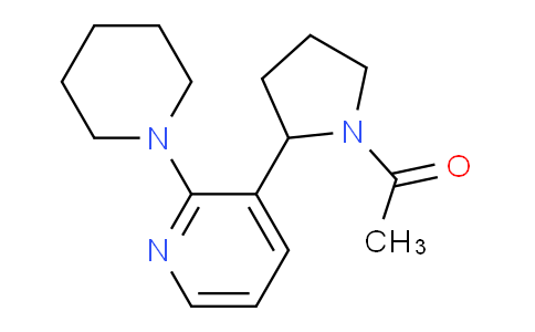 CAS No. 1352533-23-3, 1-(2-(2-(Piperidin-1-yl)pyridin-3-yl)pyrrolidin-1-yl)ethanone