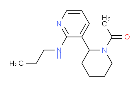 CAS No. 1352530-47-2, 1-(2-(2-(Propylamino)pyridin-3-yl)piperidin-1-yl)ethanone