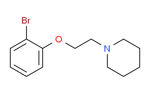 CAS No. 864424-01-1, 1-(2-(2-Bromophenoxy)ethyl)piperidine