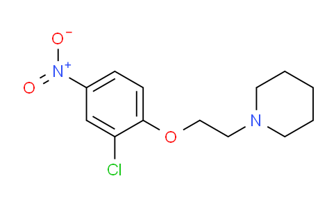 CAS No. 1458593-91-3, 1-(2-(2-Chloro-4-nitrophenoxy)ethyl)piperidine
