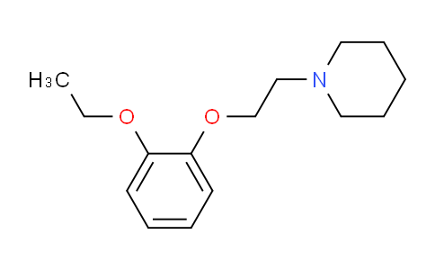 CAS No. 420101-60-6, 1-(2-(2-Ethoxyphenoxy)ethyl)piperidine