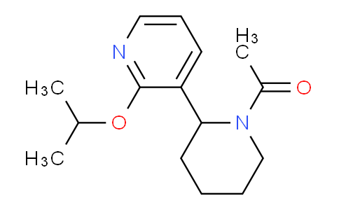 CAS No. 1352520-30-9, 1-(2-(2-Isopropoxypyridin-3-yl)piperidin-1-yl)ethanone