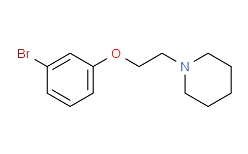 CAS No. 554430-68-1, 1-(2-(3-Bromophenoxy)ethyl)piperidine