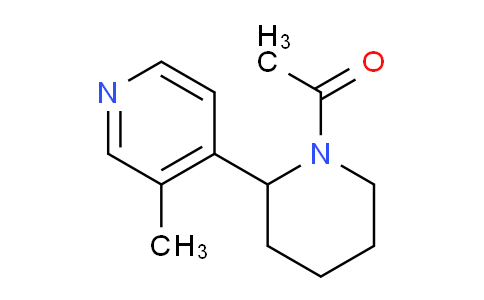 CAS No. 1352511-20-6, 1-(2-(3-Methylpyridin-4-yl)piperidin-1-yl)ethanone