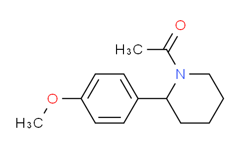 CAS No. 1355177-34-2, 1-(2-(4-Methoxyphenyl)piperidin-1-yl)ethanone