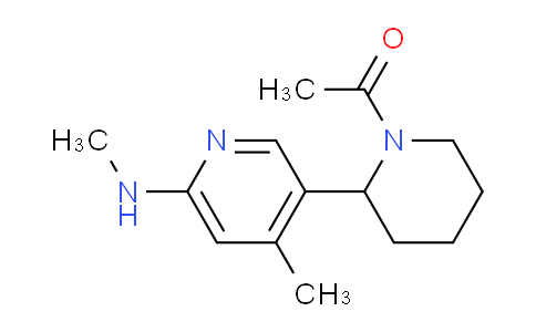 CAS No. 1352516-70-1, 1-(2-(4-Methyl-6-(methylamino)pyridin-3-yl)piperidin-1-yl)ethanone